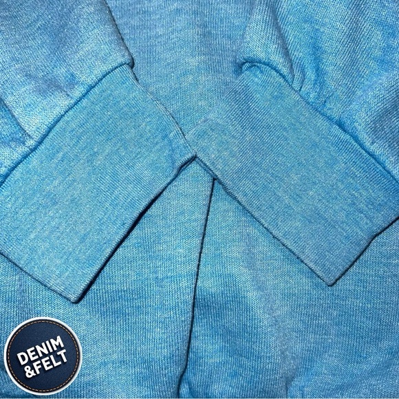 AVIATOR NATION UNISEX LOGO RELAXED PULLOVER HOODIE IN COBALT | EUC!!🌈🩵 - Picture 11 of 16